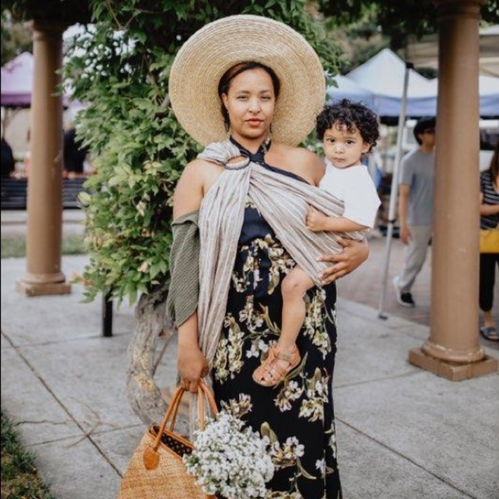 Black and yellow floral maxi fall dress